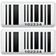 بارکد دو میله ای اندازه 5*3cm
