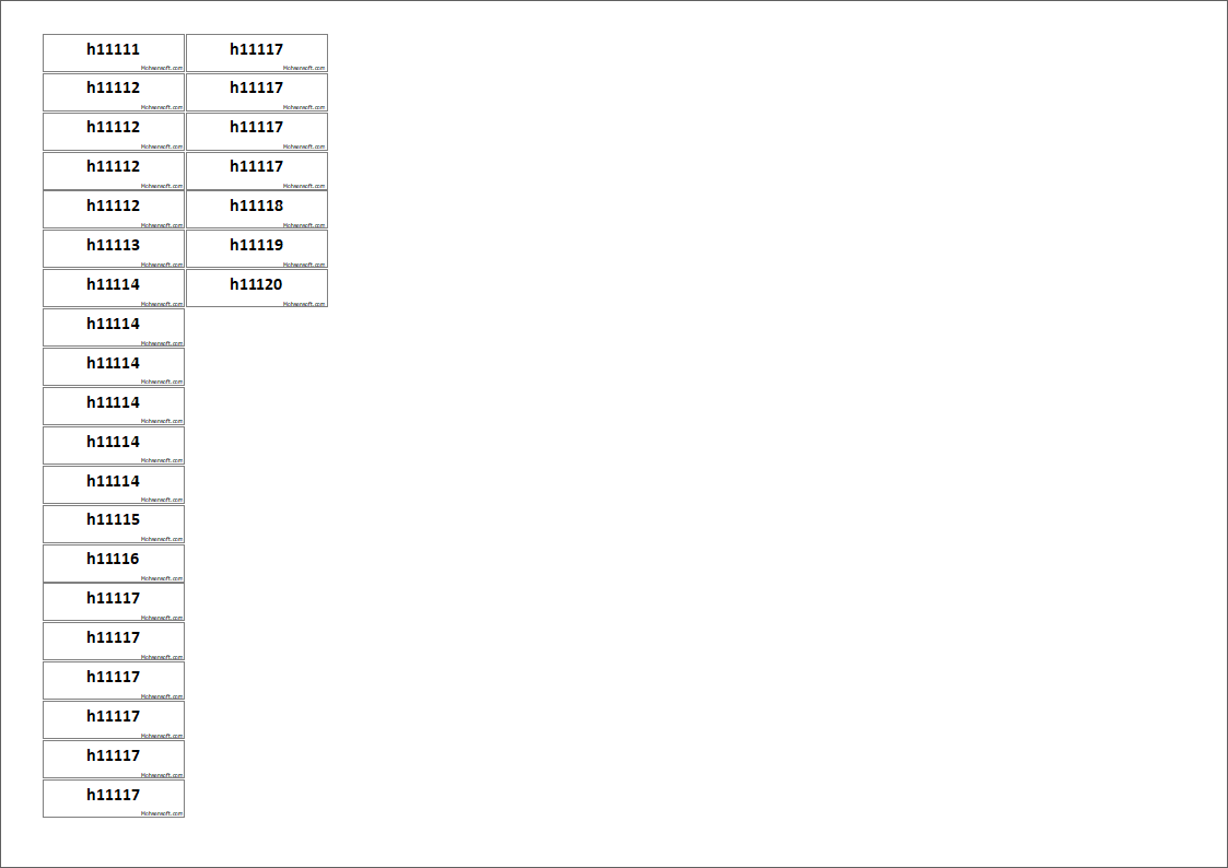 نمونه لیبل شبکه نوع 3
