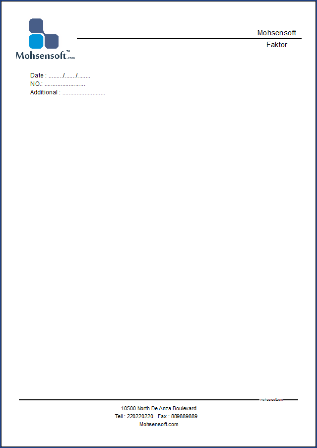 نمونه سربرگ